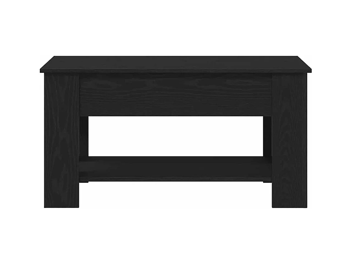 Table basse Chêne noir 101 x 49 x 52 cm Bois d'ingénierie