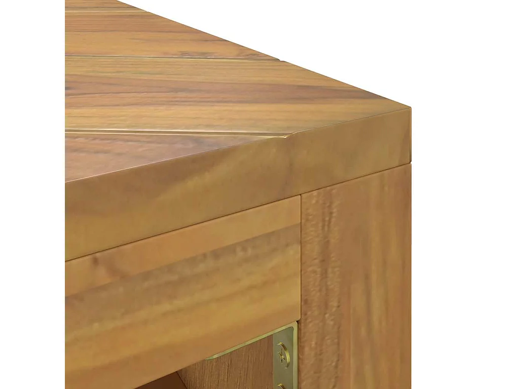 Mesa de centro 110x60x38 cm madeira maciça teca