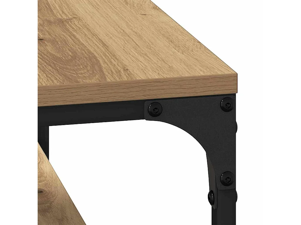 Mesa de centro carvalho artisiano 80 x 50 x 40 cm