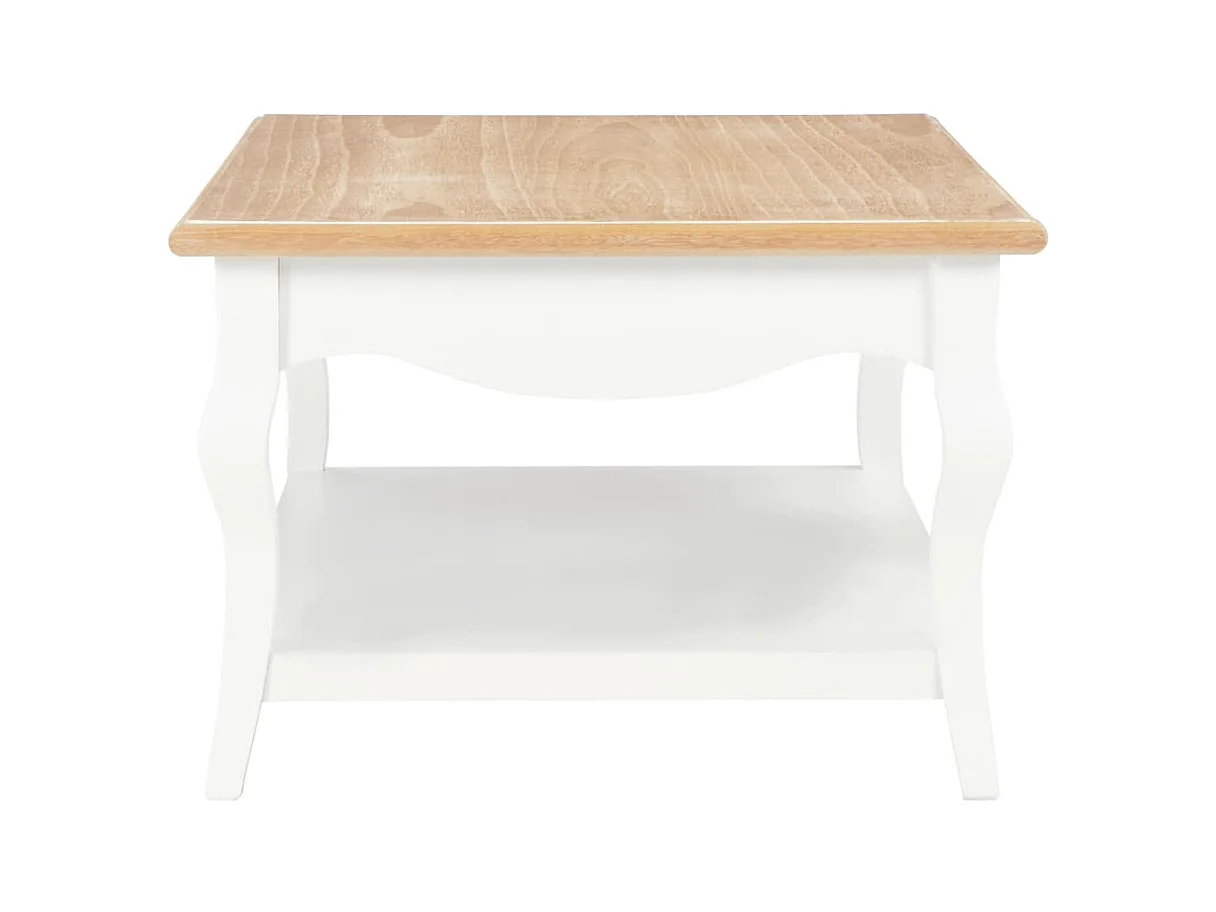 Table basse Blanc 110 x 60 x 40 cm MDF