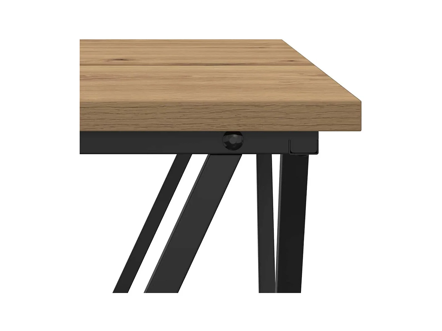 Table basse chêne artisanal 80 x 80 x 45 cm