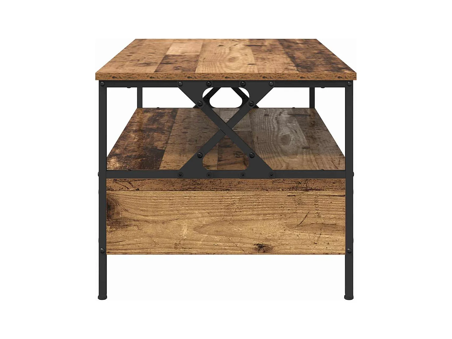 Table basse Bois ancien 100 x 51 x 45 cm Bois d'ingénierie