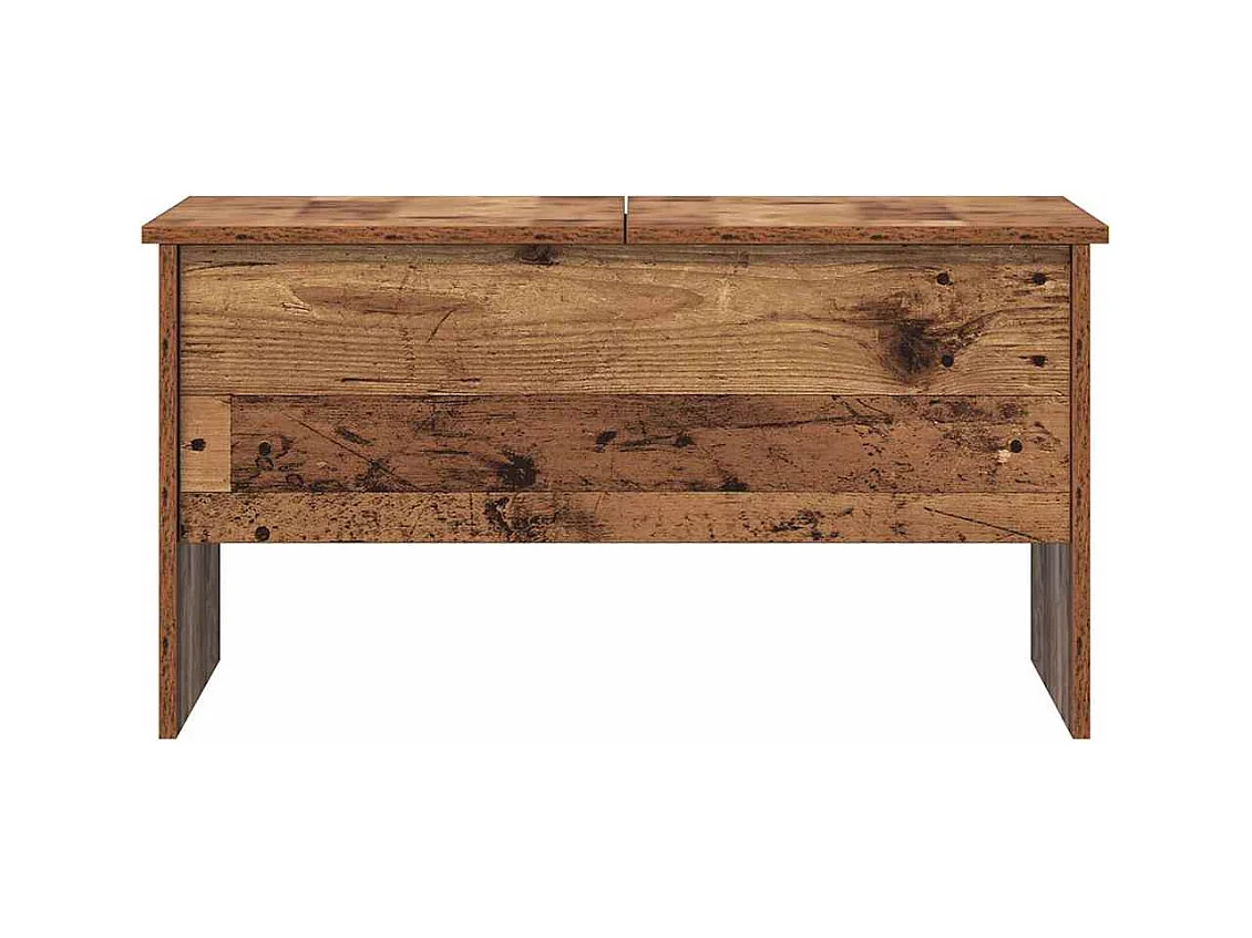 Table basse Bois ancien 80 x 50,5 x 42,5 cm Bois d'ingénierie