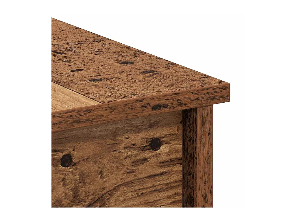 Table basse Bois ancien 80 x 50,5 x 42,5 cm Bois d'ingénierie