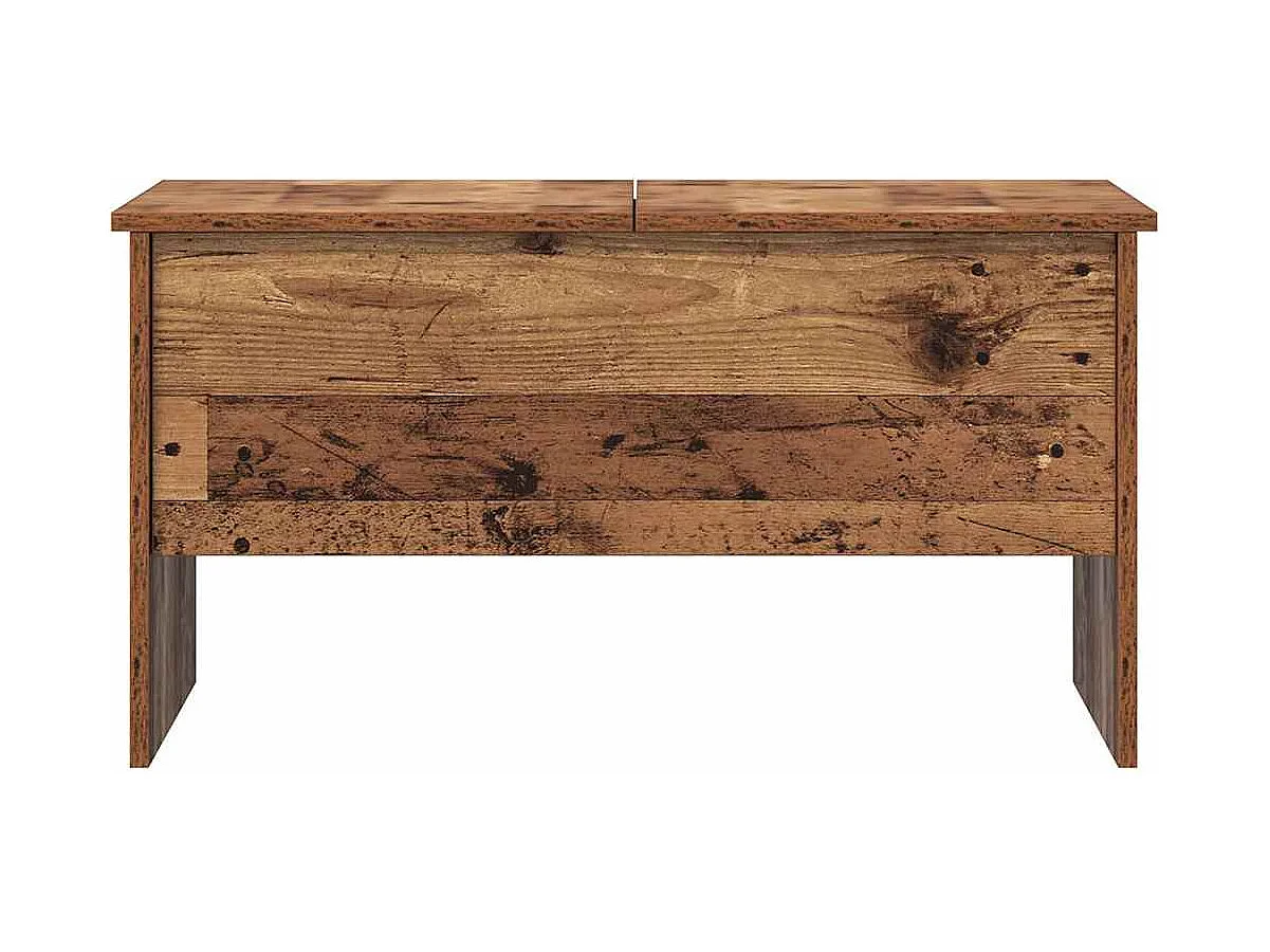 Table basse Bois ancien 80 x 50,5 x 42,5 cm Bois d'ingénierie