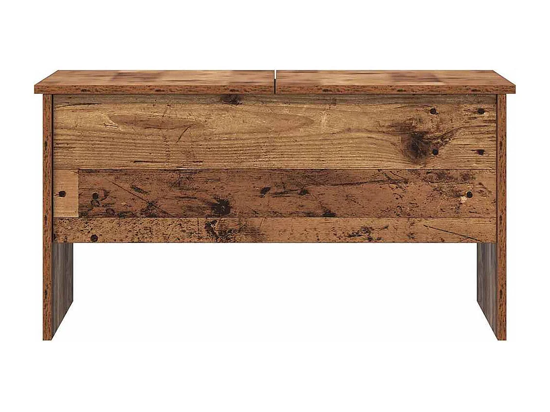 Table basse Bois ancien 80 x 50,5 x 42,5 cm Bois d'ingénierie