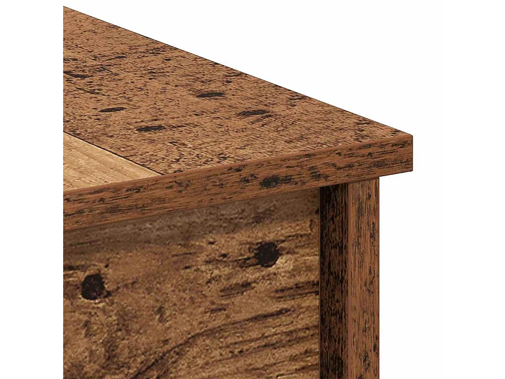 Table basse Bois ancien 80 x 50,5 x 42,5 cm Bois d'ingénierie