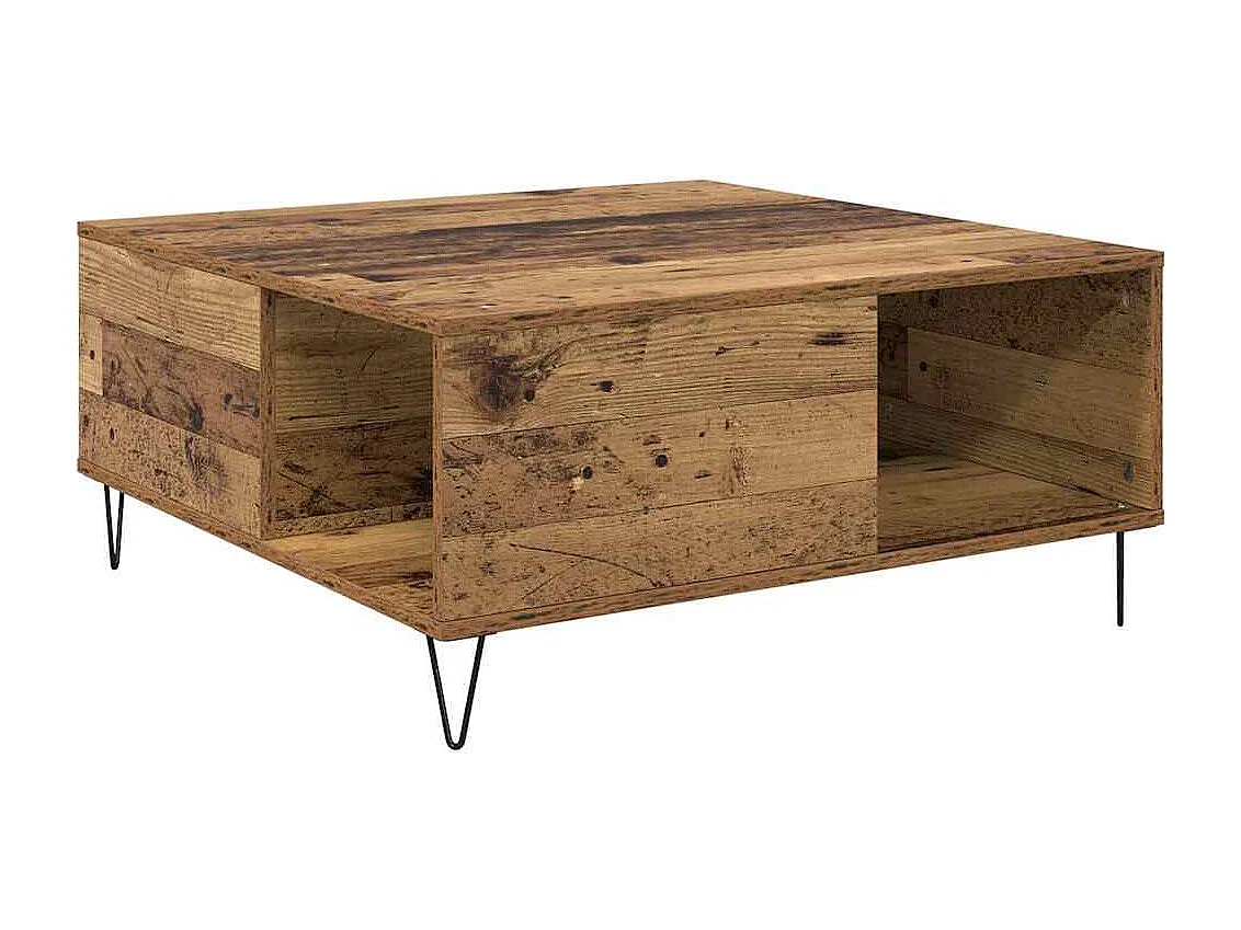 Mesa de Café Madera vieja 80 x 80 x 36.5 cm