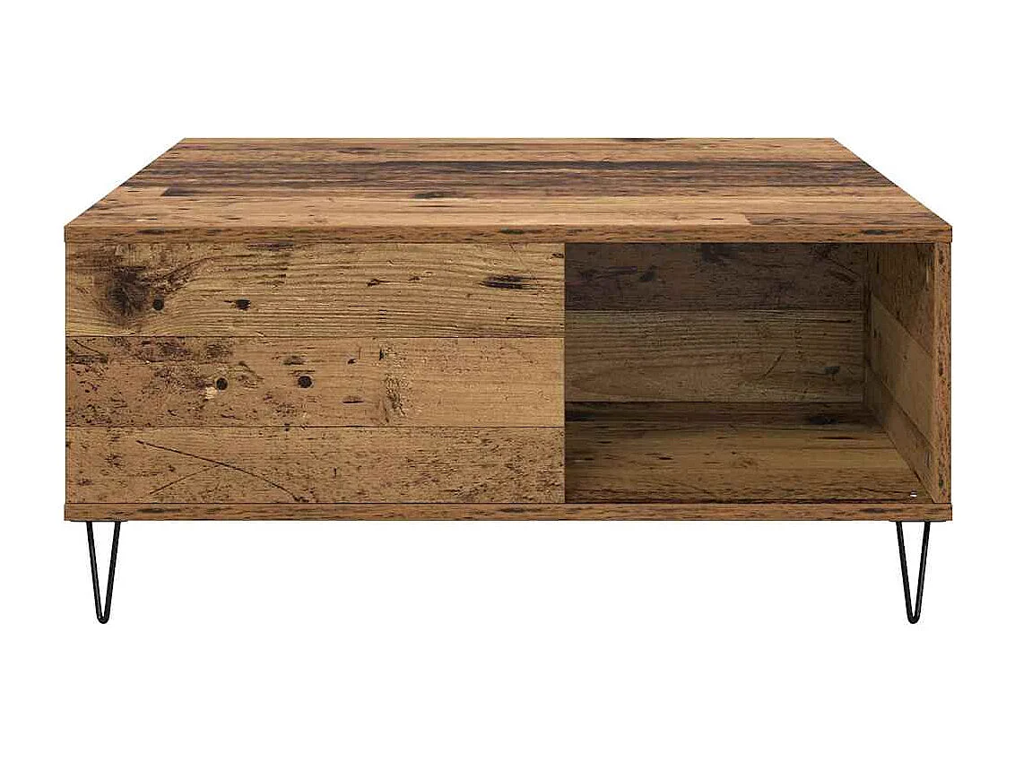 Mesa de Café Madera vieja 80 x 80 x 36.5 cm