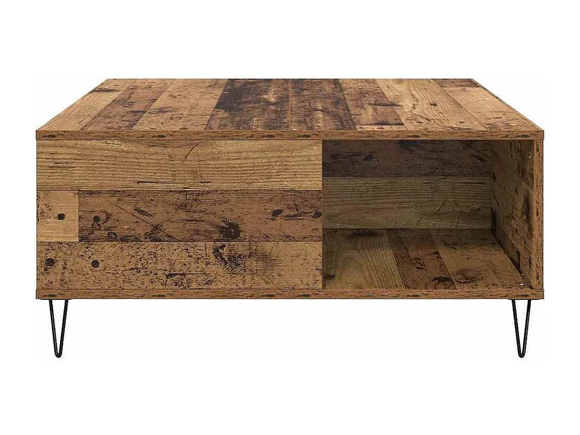 Mesa de Café Madera vieja 80 x 80 x 36.5 cm