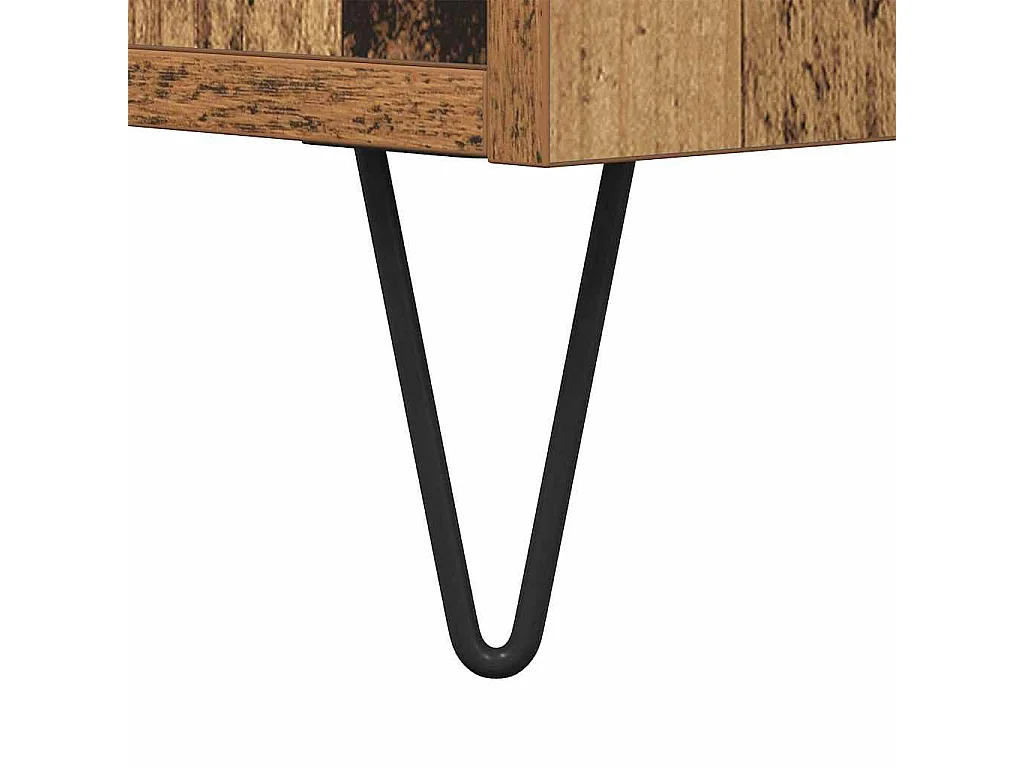 Mesa de Café Madera vieja 80 x 80 x 36.5 cm