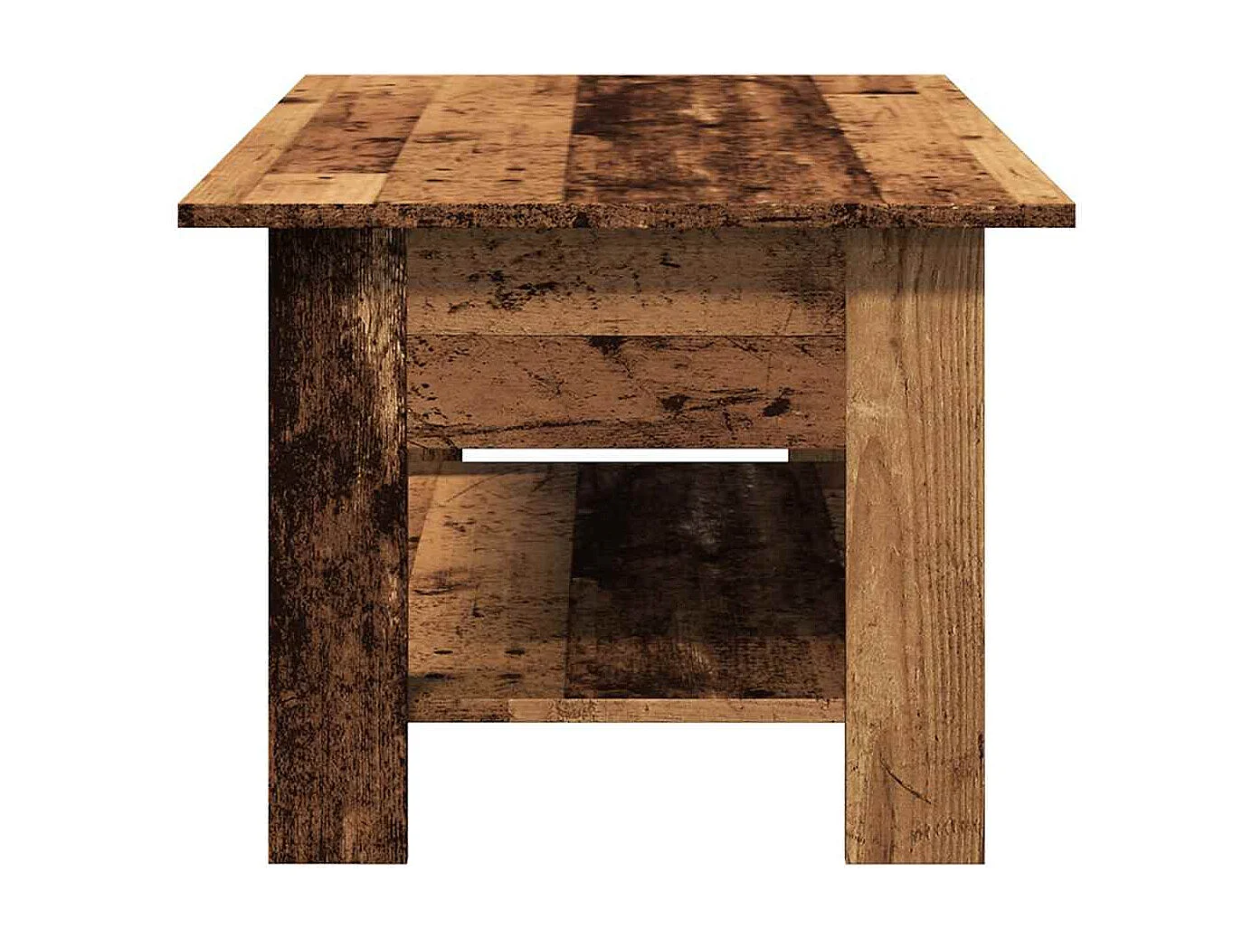 Mesa de centro 102x55x42 cm derivados de madeira madeira velha