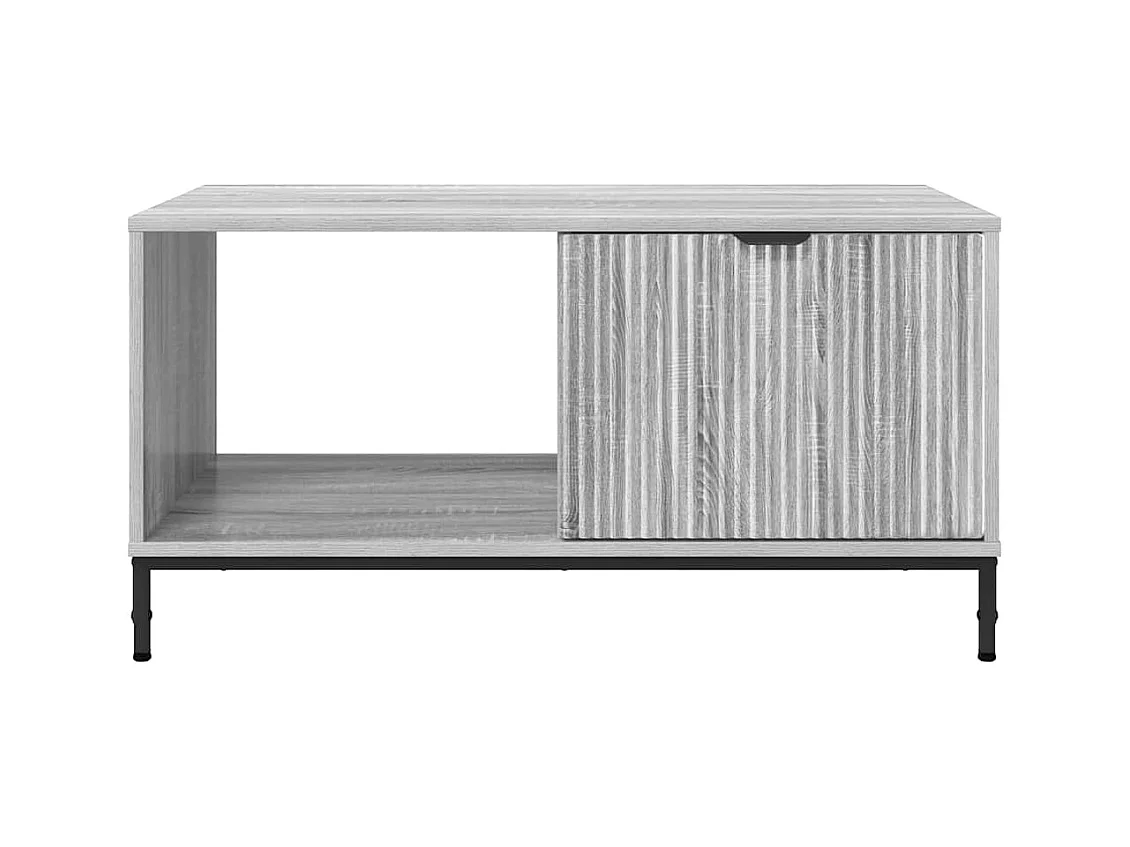 Mesa de centro Sonoma cinzento 90 x 49 x 46 cm