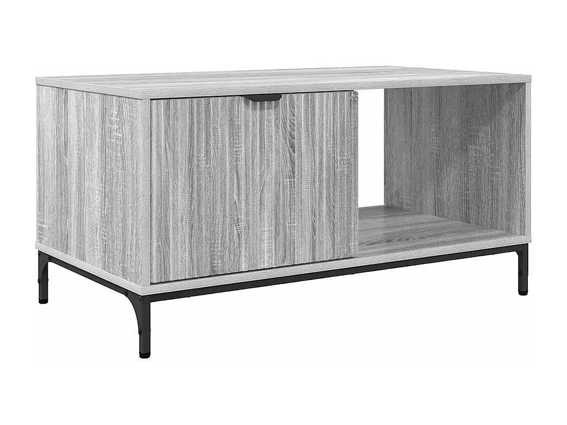 Mesa de centro Sonoma cinzento 90 x 49 x 46 cm