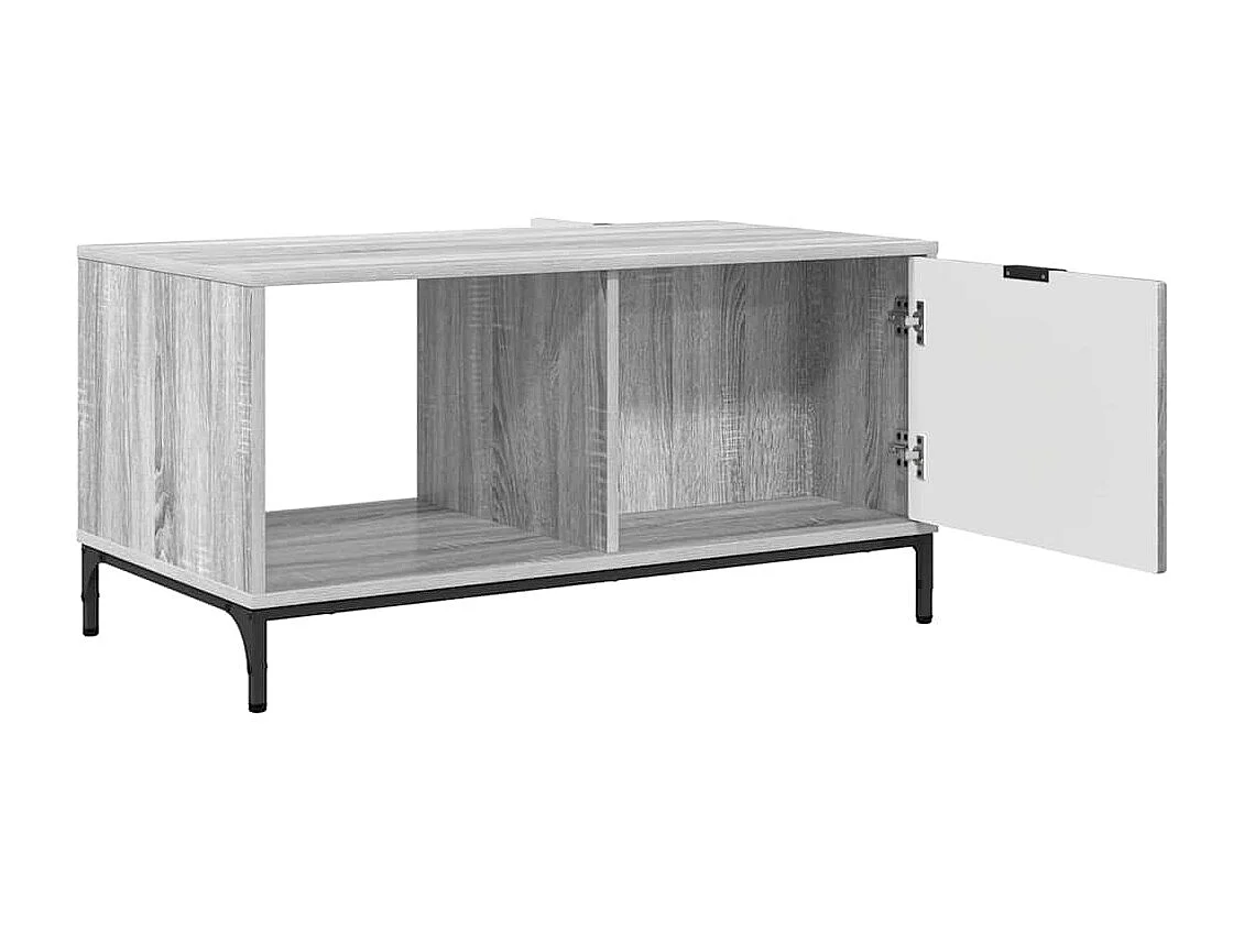 Table basse Sonoma gris 90 x 49 x 46 cm Bois d'ingénierie