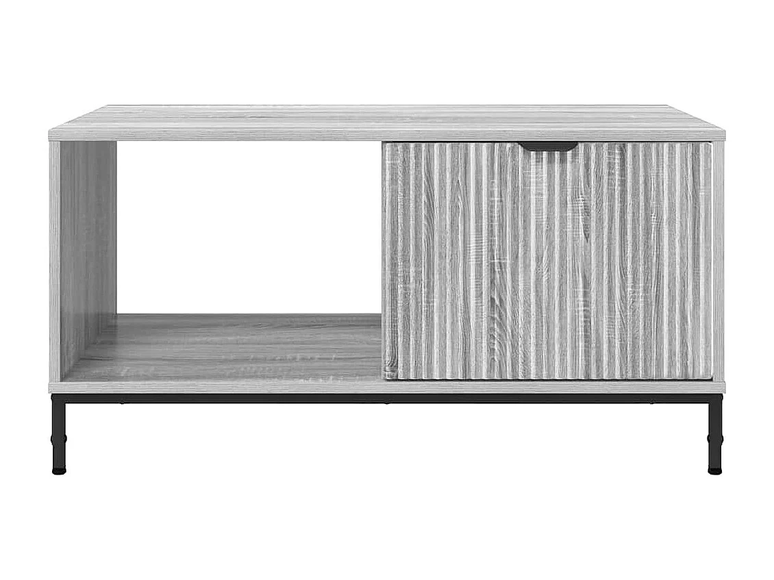 Table basse Sonoma gris 90 x 49 x 46 cm Bois d'ingénierie