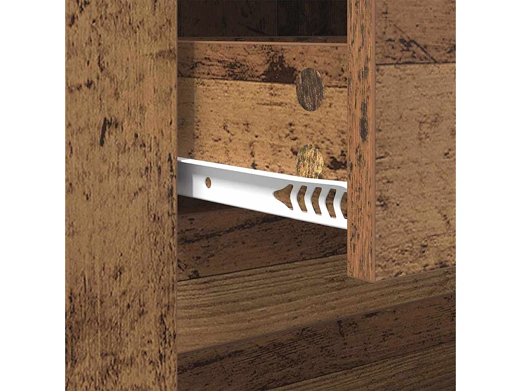 Table basse Bois ancien 102 x 44,5 x 50 cm Bois d'ingénierie