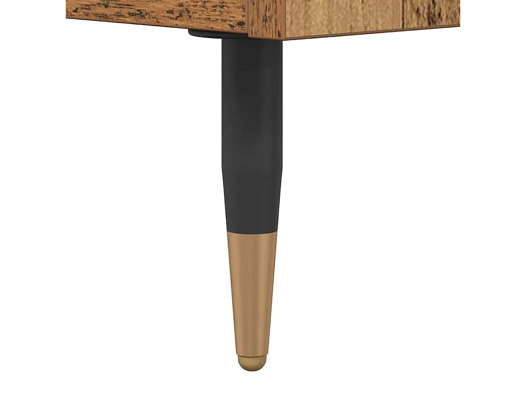 Table basse Bois ancien 102 x 44,5 x 50 cm Bois d'ingénierie