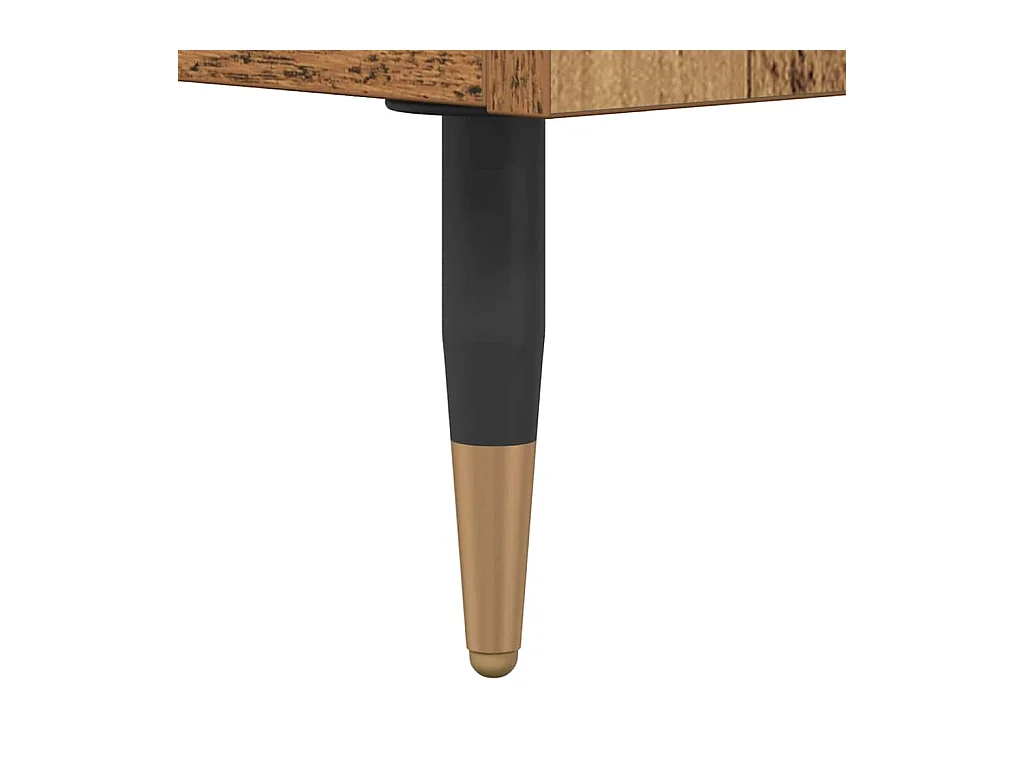 Table basse Bois ancien 102 x 44,5 x 50 cm Bois d'ingénierie