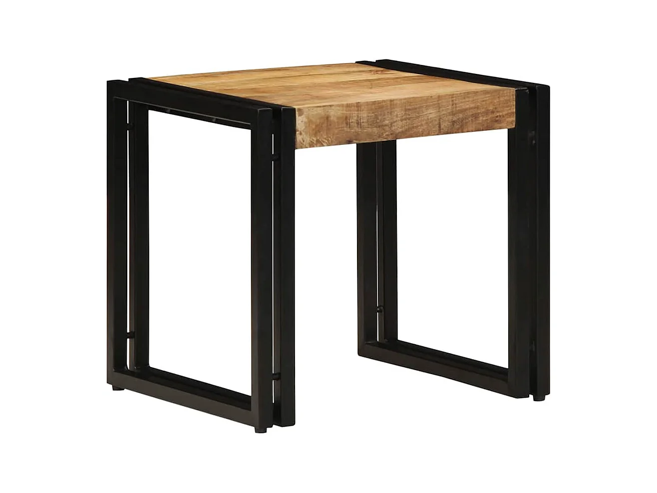 Table basse Marron 40 x 40 x 38 cm bois de manguier massif