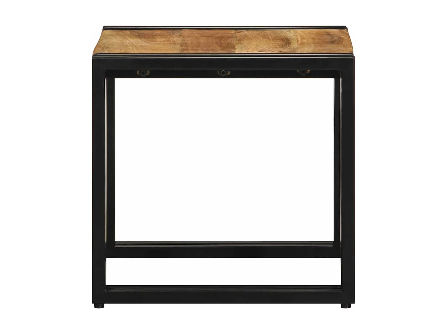 Table basse Marron 40 x 40 x 38 cm bois de manguier massif