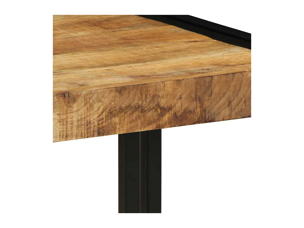 Table basse Marron 40 x 40 x 38 cm bois de manguier massif