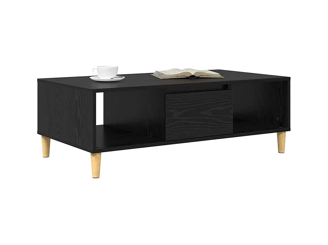 Table basse Chêne noir 103,5 x 60 x 35 cm Bois d'ingénierie