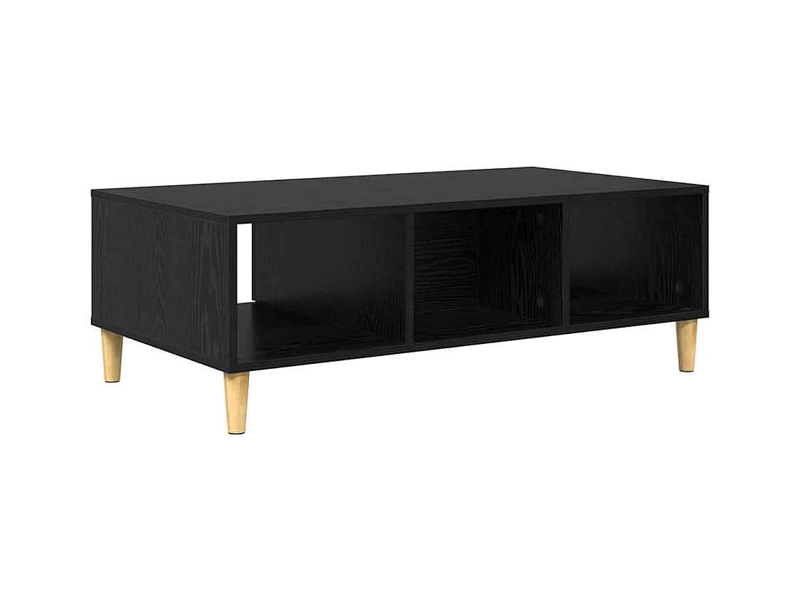 Table basse Chêne noir 103,5 x 60 x 35 cm Bois d'ingénierie