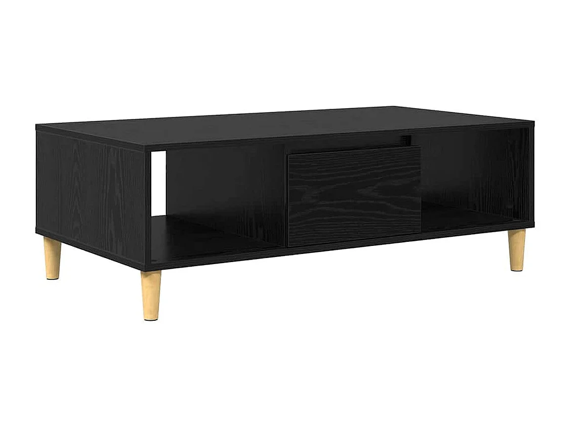 Table basse Chêne noir 103,5 x 60 x 35 cm Bois d'ingénierie