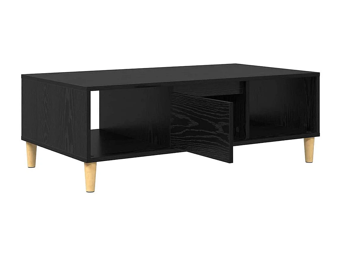 Table basse Chêne noir 103,5 x 60 x 35 cm Bois d'ingénierie