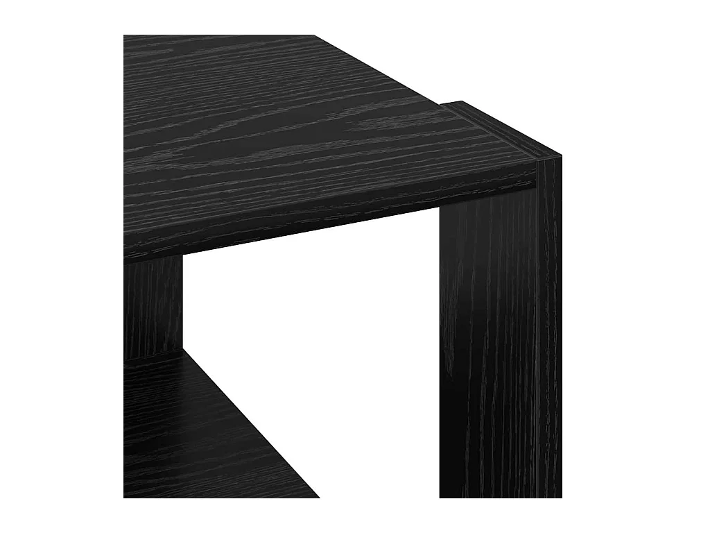 Table basse Chêne noir 51.5 x 51.5 x 30 cm Bois d'ingénierie