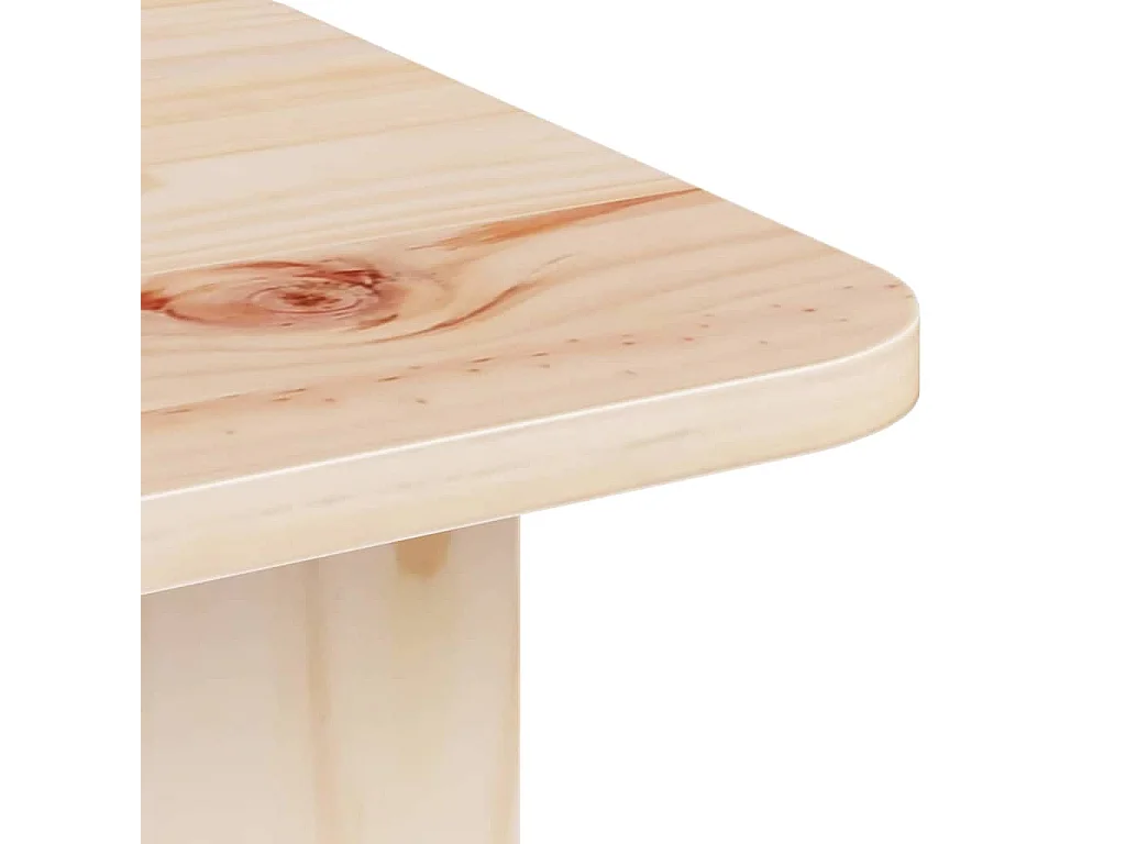 Salontafel Naturel 80 x 39.5 x 33.5 cm Massief grenenhout