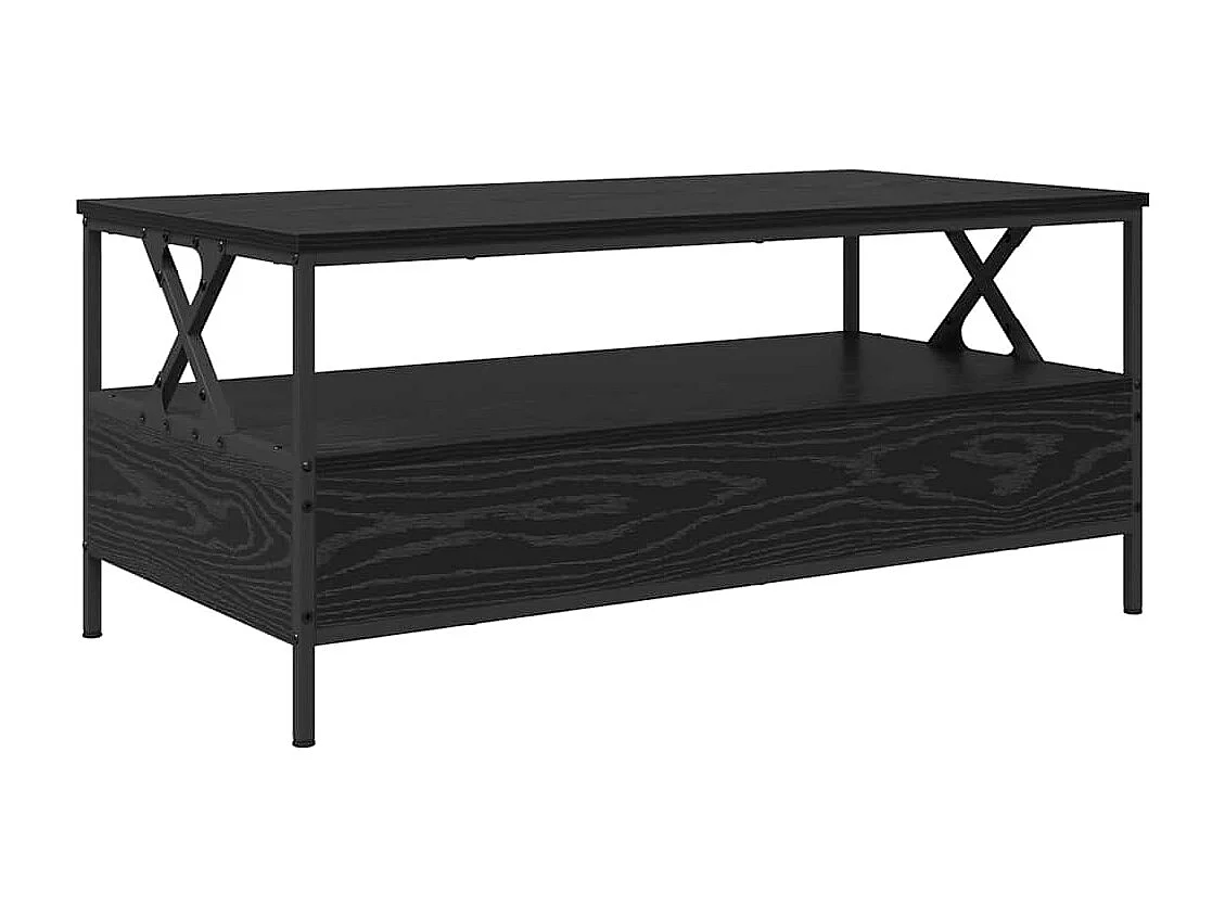 Table basse Chêne noir 100 x 51 x 45 cm Bois d'ingénierie