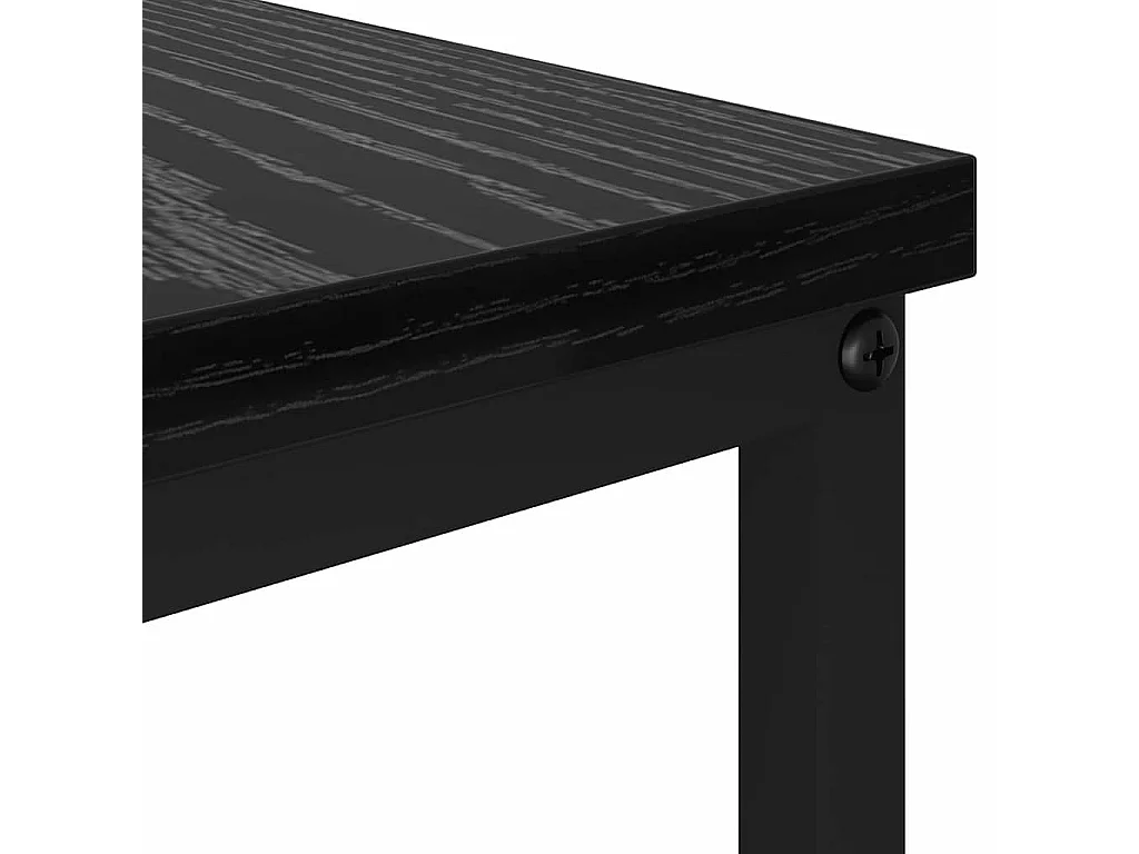 Table basse Chêne noir 100 x 51 x 45 cm Bois d'ingénierie