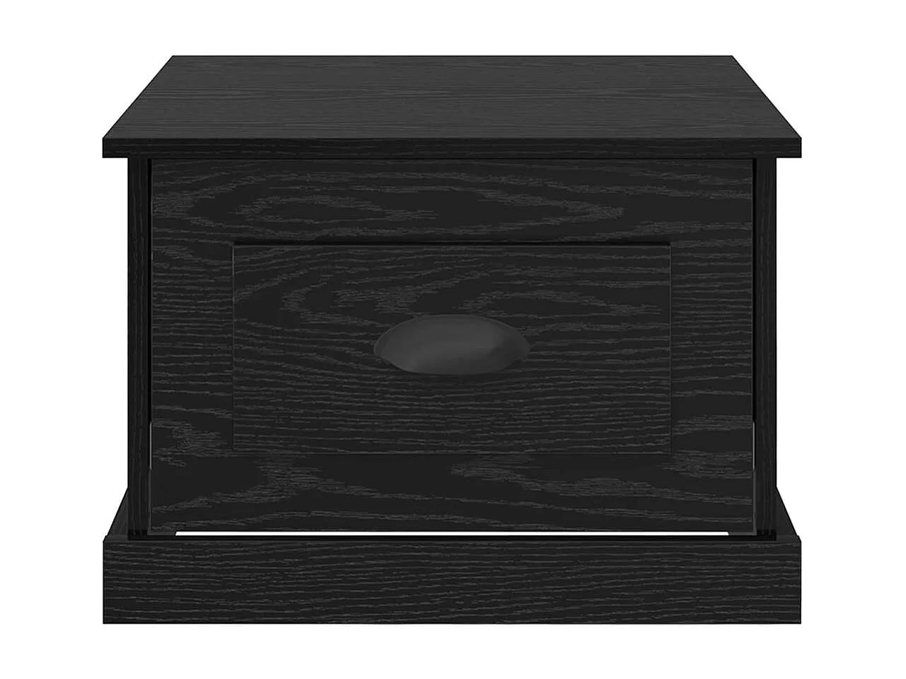 Table basse Chêne noir 50 x 50 x 35 cm Bois d'ingénierie