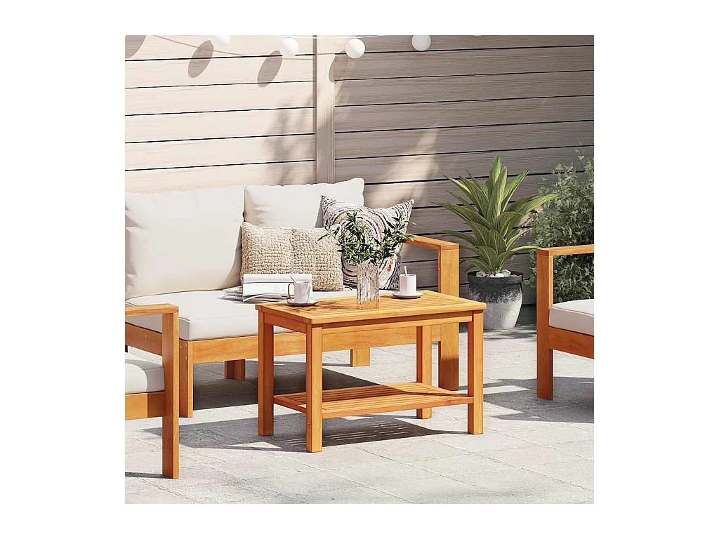 Salontafel Bruin 90 x 50 x 45 cm Massief acaciahout