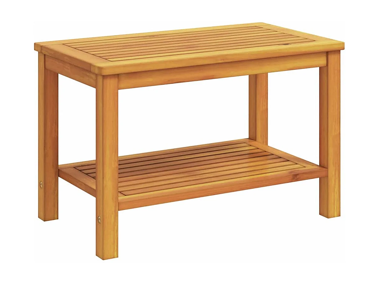 Table basse Marron 70 x 40 x 45 cm Bois d'acacia massif