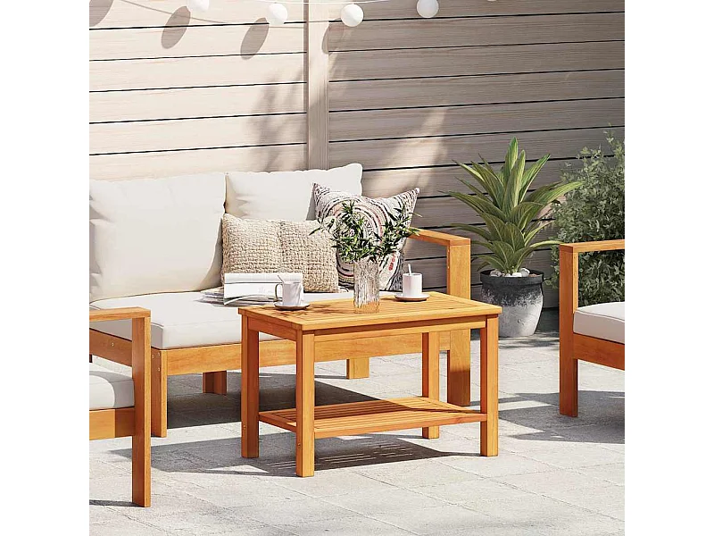 Table basse Marron 70 x 40 x 45 cm Bois d'acacia massif