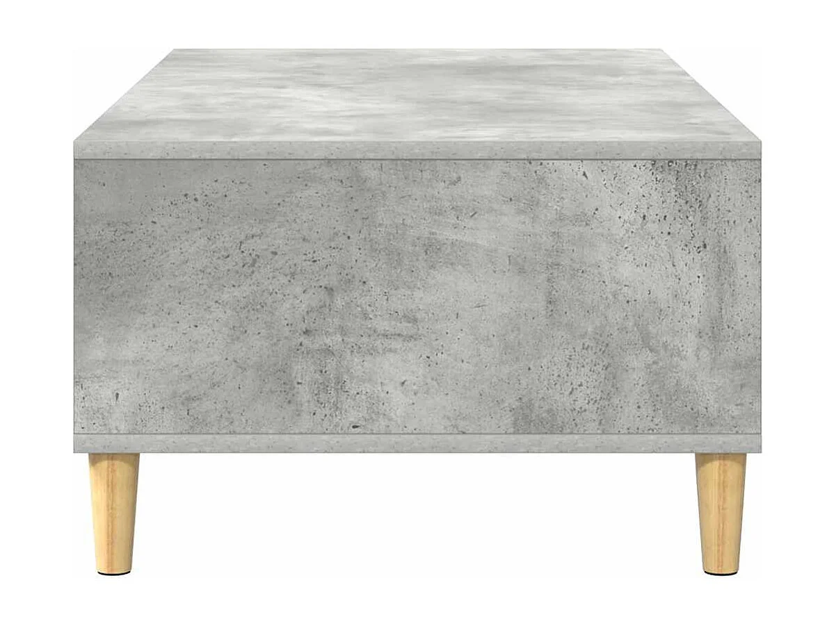 Table basse Gris béton 103,5 x 60 x 35 cm Bois d'ingénierie