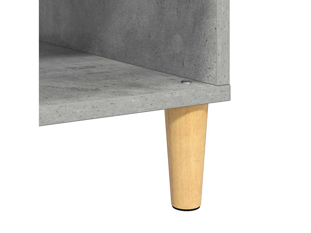 Table basse Gris béton 103,5 x 60 x 35 cm Bois d'ingénierie