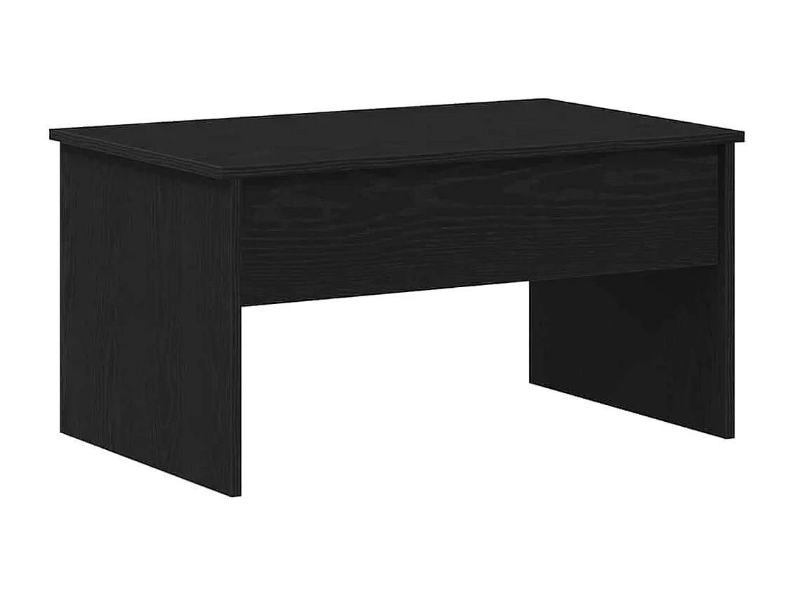 Table basse Chêne noir 80 x 50.5 x 41.5 cm Bois d'ingénierie