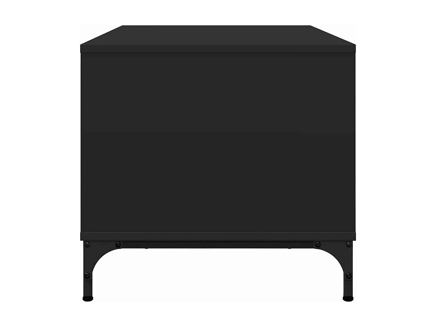 Table basse Noir 90 x 49 x 46 cm Bois d'ingénierie