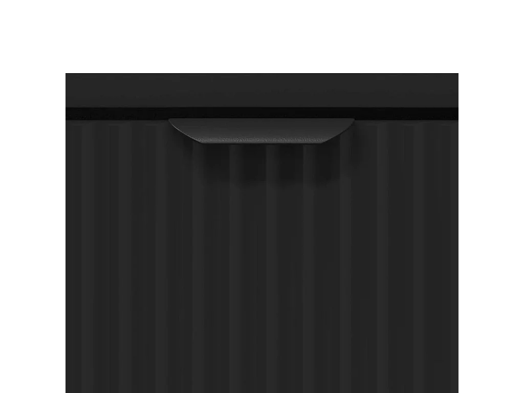 Table basse Noir 90 x 49 x 46 cm Bois d'ingénierie