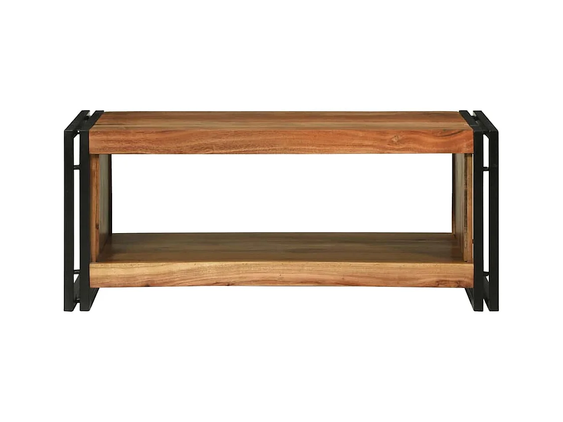 Table basse Marron 90 x 50 x 38 cm Bois d'acacia massif