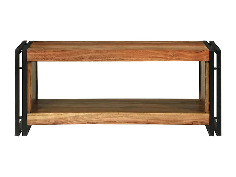 Table basse Marron 90 x 50 x 38 cm Bois d'acacia massif