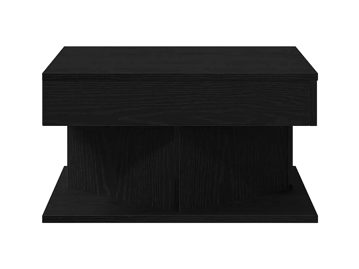 Table basse Chêne noir 57 x 57 x 30 cm Bois d'ingénierie