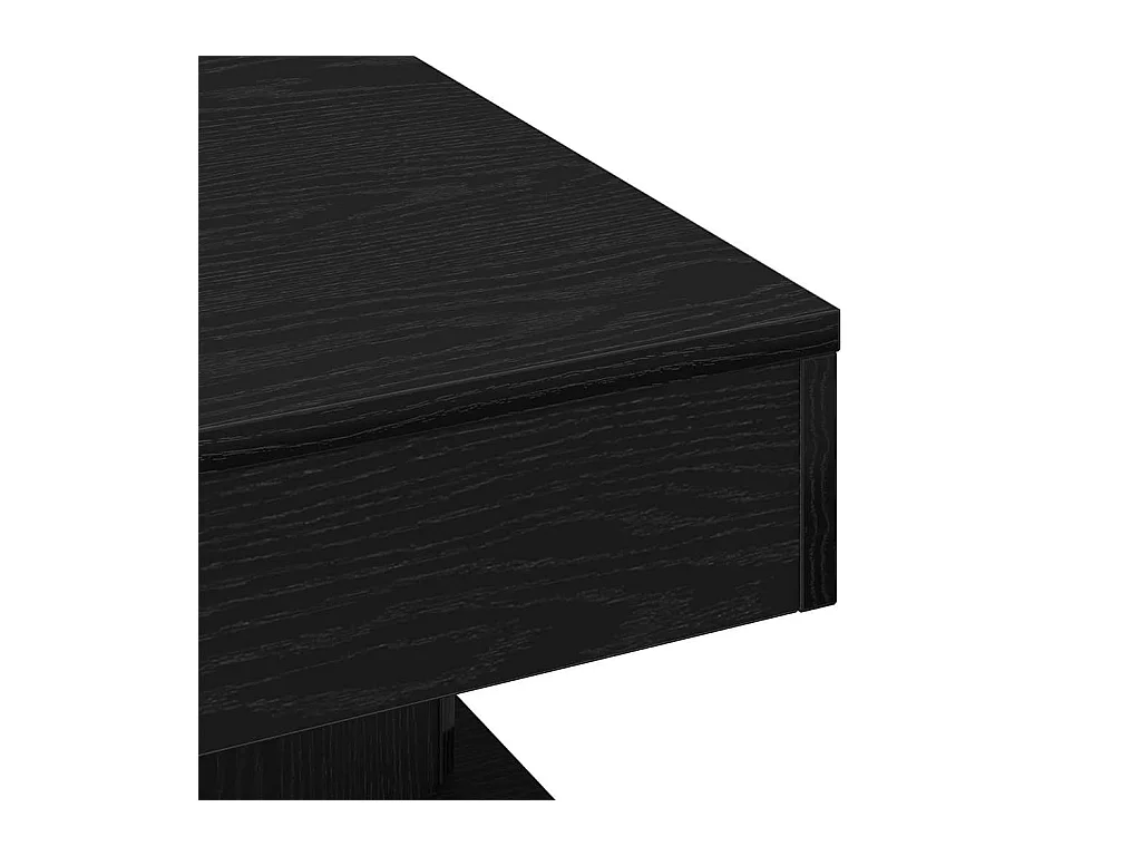 Table basse Chêne noir 57 x 57 x 30 cm Bois d'ingénierie