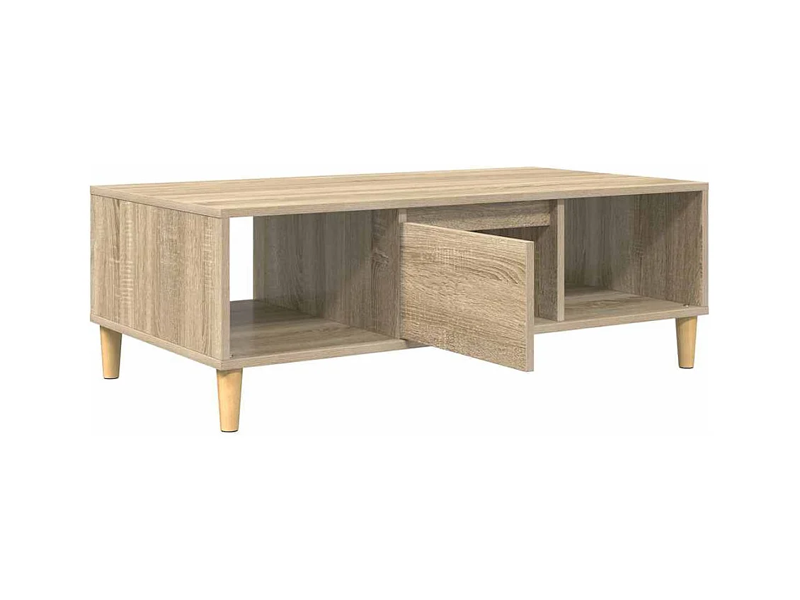 Table basse Chêne sonoma 103,5 x 60 x 35 cm Bois d'ingénierie