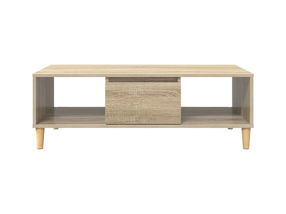 Table basse Chêne sonoma 103,5 x 60 x 35 cm Bois d'ingénierie