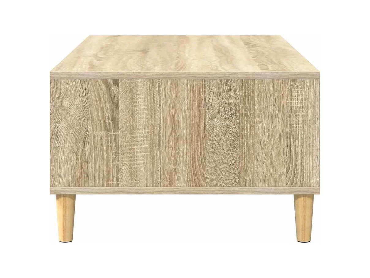 Salontafel Sonoma eiken 103,5 x 60 x 35 cm Bewerkt hout
